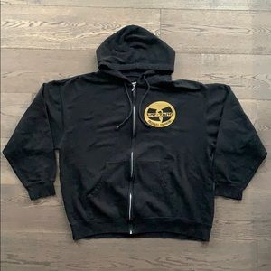 Wu-Tang Clan Wu Wear Zip Up Sweater Black Hoodie